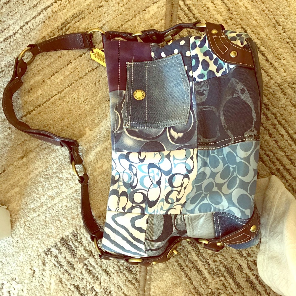 ❤️Authentic Coach Patchwork Tote❤️